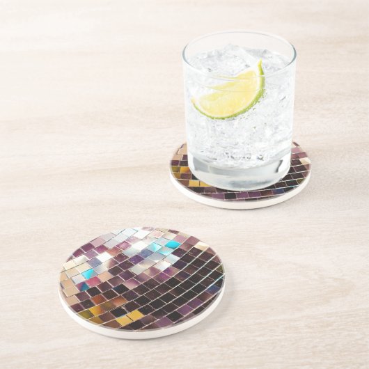 Disco Ball Getränkeuntersetzer (Seite)