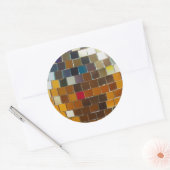 Disco Ball - Glossaufkleber Runder Aufkleber (Umschlag)