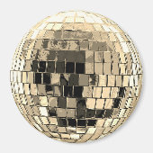 Disco Ball - Gold Magnet (Vorne)