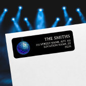 Disco Ball Halloween Rücksendeadresse