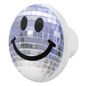 Disco Ball Happy face Keramikknauf (Rechts)