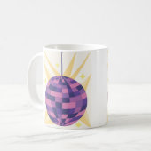 Disco Ball Kaffeetasse (Vorderseite Links)