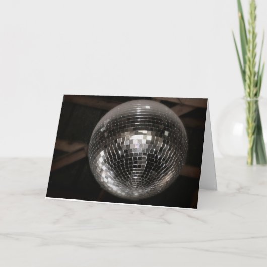Disco-Ball Karte (Vorderseite)