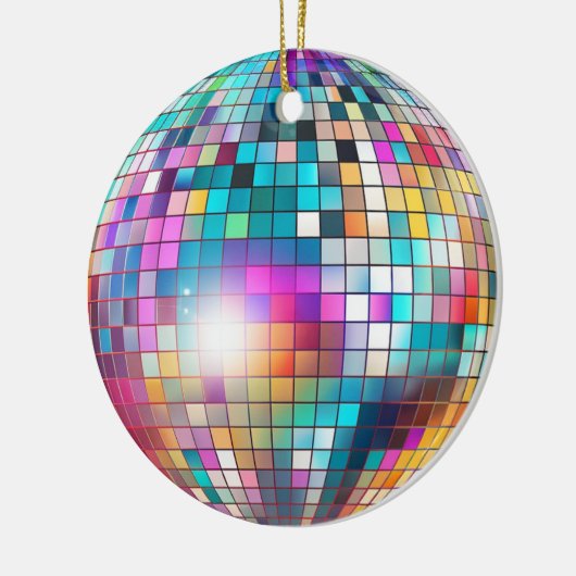 Disco Ball Keramik Ornament (Links)