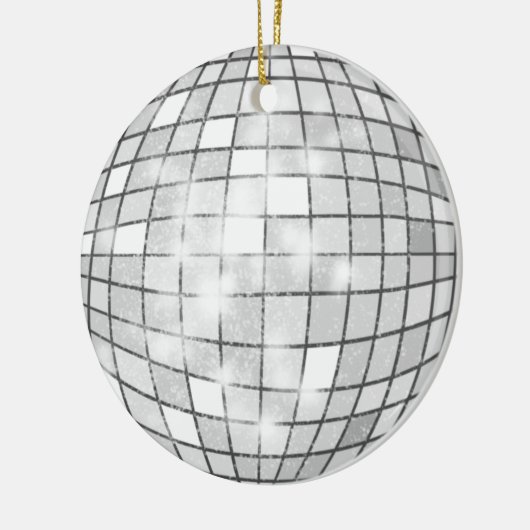 Disco Ball Keramik Ornament (Links)