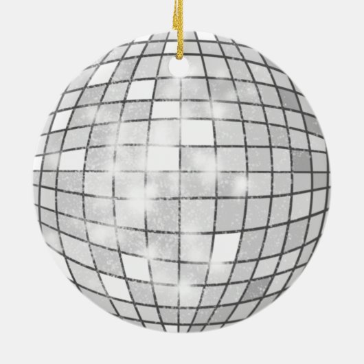 Disco Ball Keramik Ornament (Hinten)