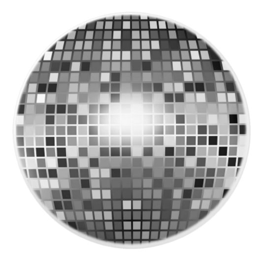 DISCO BALL KERAMIKKNAUF (Vorderseite)