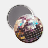 Disco Ball Magnet (Vorderseite/Rückseite)