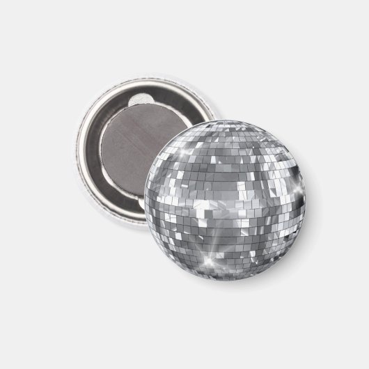 Disco Ball Magnet (Vorderseite/Rückseite)