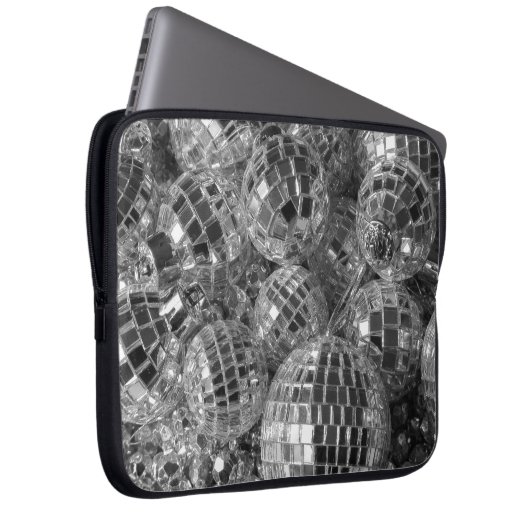 Disco Ball Ornaments Laptopschutzhülle (Vorne Rechts)