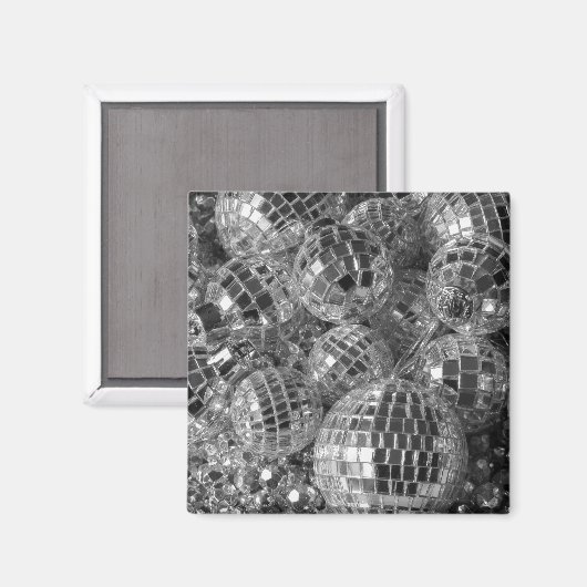 Disco Ball Ornaments Magnet (Vorderseite/Rückseite)
