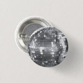 Disco Ball Party Bachelorette Button (Vorne & Hinten)