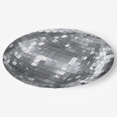 Disco Ball Party Bachelorette Pappteller (Schrägansicht)