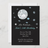 Disco-Ball-Party Einladung (Vorderseite)