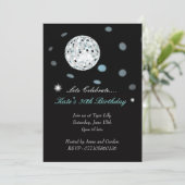 Disco-Ball-Party Einladung (Stehend Vorderseite)