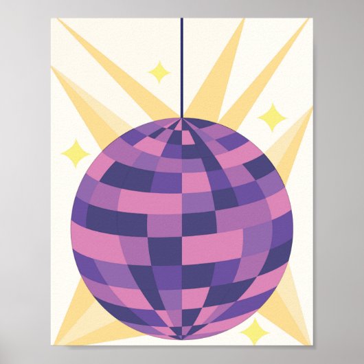 Disco Ball Poster (Vorne)