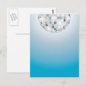 Disco Ball Postkarte (Vorne/Hinten)