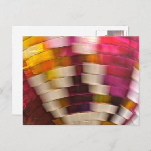 Disco Ball Postkarte 3 (Vorne/Hinten)