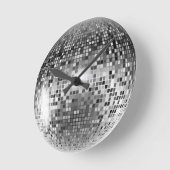 Disco Ball Runde Wanduhr (Winkel)