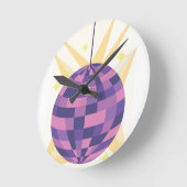 Disco Ball Runde Wanduhr (Winkel)