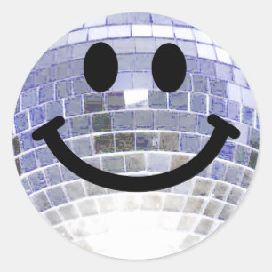 Disco Ball Runder Aufkleber