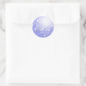 Disco Ball Runder Aufkleber (Tasche)