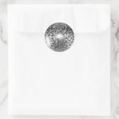 Disco Ball Runder Aufkleber (Tasche)