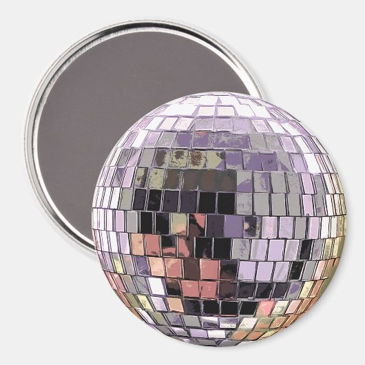 Disco Ball - Sangria Magnet (Vorderseite/Rückseite)