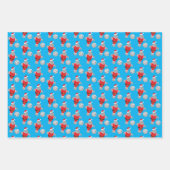 Disco Ball Santa Manatea Geschenkpapier Set (Vorderseite 2)