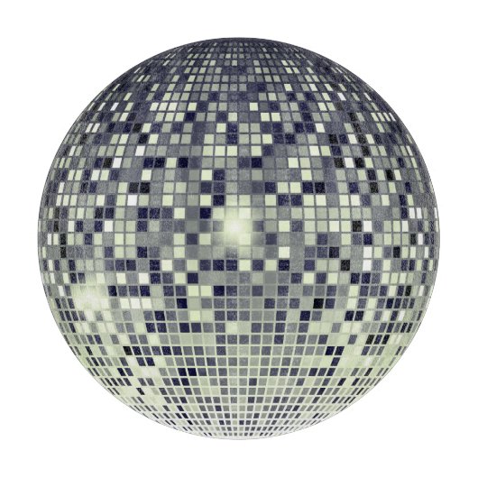 Disco Ball Schneidebrett (Vorderseite)