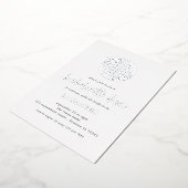 Disco Ball Script Junggeselinnen-Abschied Real Foi Folieneinladung (Gedreht)