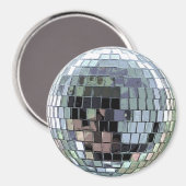 Disco Ball - Silver Magnet (Vorderseite/Rückseite)
