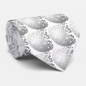 Disco-Ball-Spaß-Retro Krawatte (Gerollt)