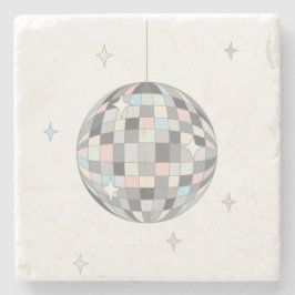 Disco Ball Steinuntersetzer