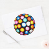 Disco-Ball-Sticker Runder Aufkleber (Umschlag)