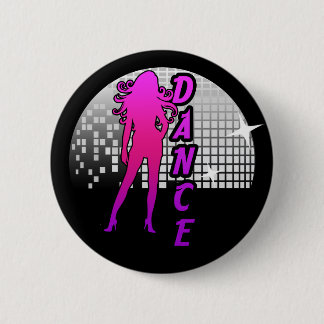 Disco-Ball-Tänzer Button