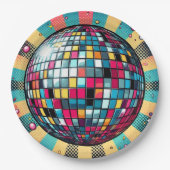 Disco-Ball-Teller! Pappteller (Vorderseite)