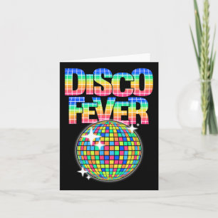 Disco Ball Themenwelt Vintage Diskothek Karte