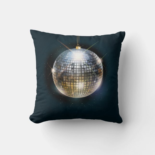 Disco Ball Throw Kissen (Vorderseite)