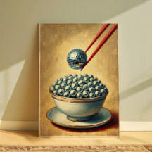 Disco Ball Trendy Art, Quirky Retro Küche Wand