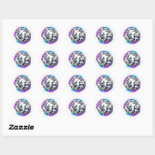 Disco Ball Trendy Sticker (Blatt)