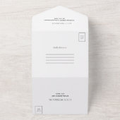 Disco Ball und Heelse Blue Quinceñera All In One Einladung (Außenbereich)