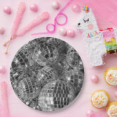 Disco-Ball-Verzierungen Pappteller (Party)