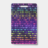 Disco Ball VIP Backstage Pass Birthday Lanyard Ausweis (Rückseite)