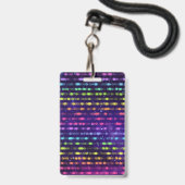 Disco Ball VIP Backstage Pass Geburtstag Lanyard Ausweis (Rückseite mit Lanyard)