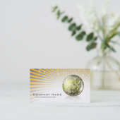 Disco-Ball-Visitenkarte Visitenkarte (Stehend Vorderseite)