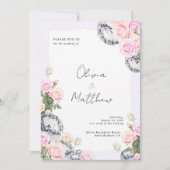 Disco Ball Wedding Einladung Blumenläden (Vorderseite)