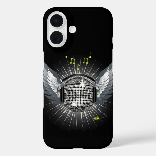 Disco Ball Wings Case-Mate iPhone Hülle (Rückseite)