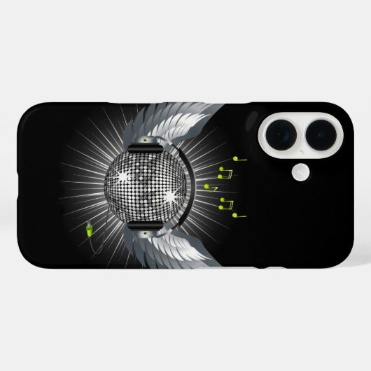 Disco Ball Wings Case-Mate iPhone Hülle (Rückseite (Horizontal))