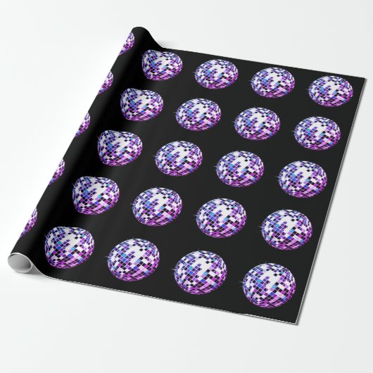 Disco Ball Wrapping Paper Geschenkpapier (Ungerollt)